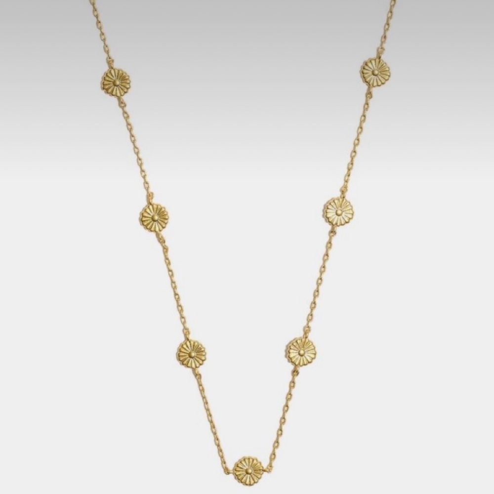 ISO Madewell Delicate Daisy Choker Necklace.
